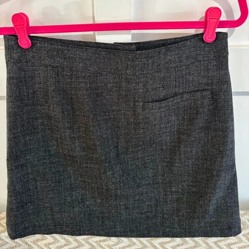 Lija Golf Button Front Athletic Skort Skirt